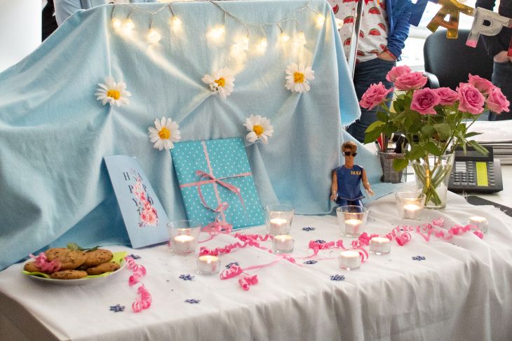 Dekorierter Geburtstagstisch LOOK//one Januar 2019