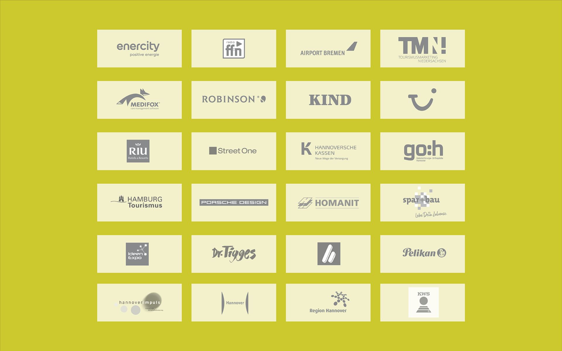 Logochart Referenzkunden LOOK//one