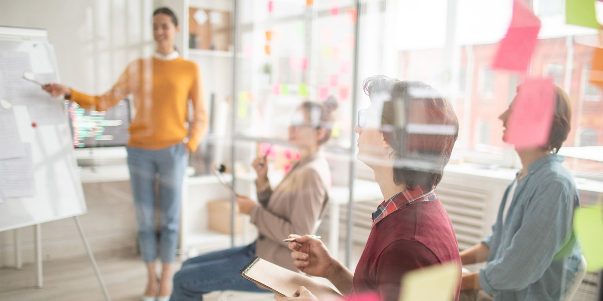 Gruppe in einer Kommunikationsberatung